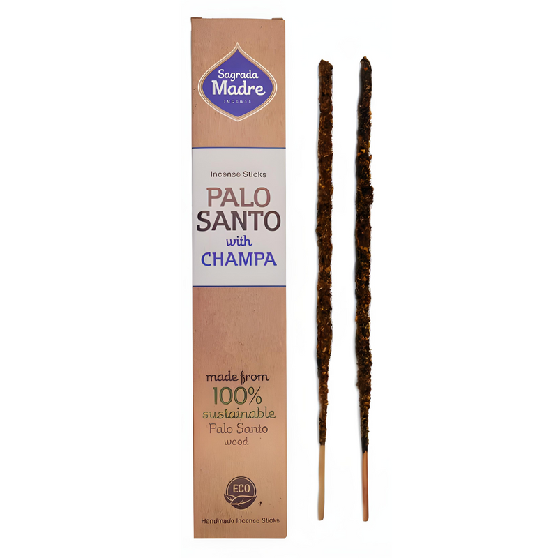 Incienso de Palo Santo con Champa Sagrada Madre