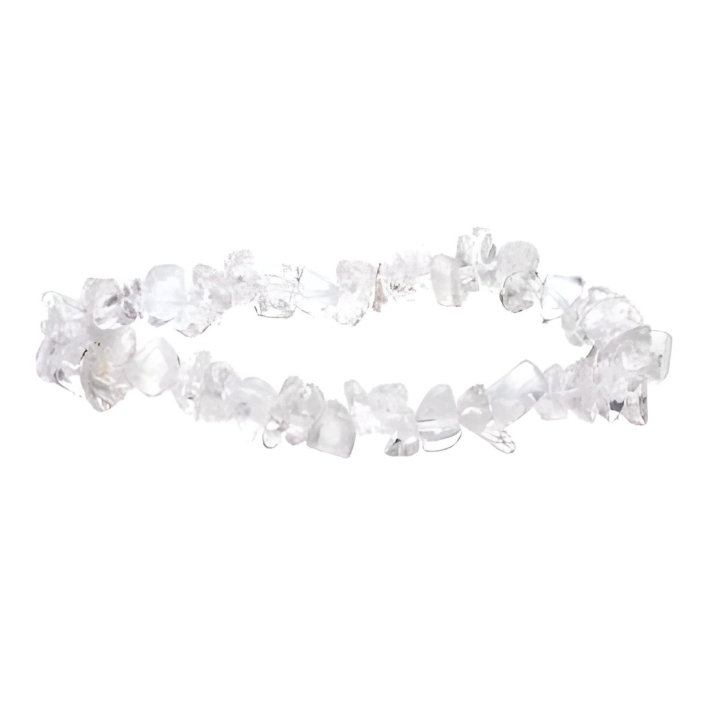 Pulsera Chip de Cuarzo Transparente