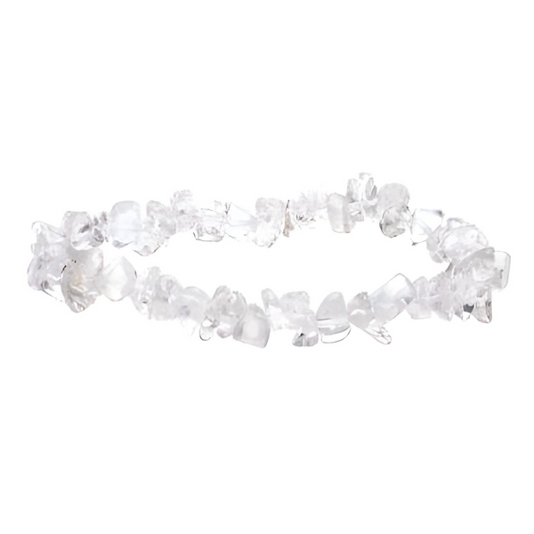 Pulsera Chip de Cuarzo Transparente